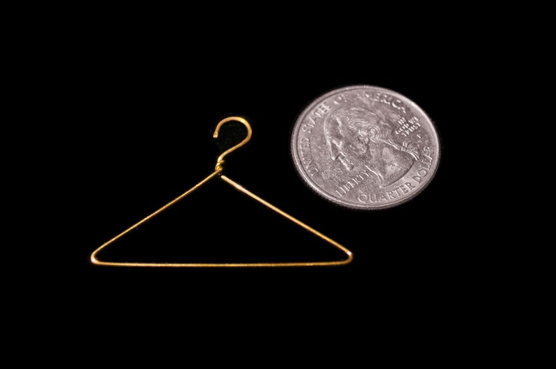 Miniature Wire Coat Hangersset of 20 Gold. 1.5 or 2 Etsy