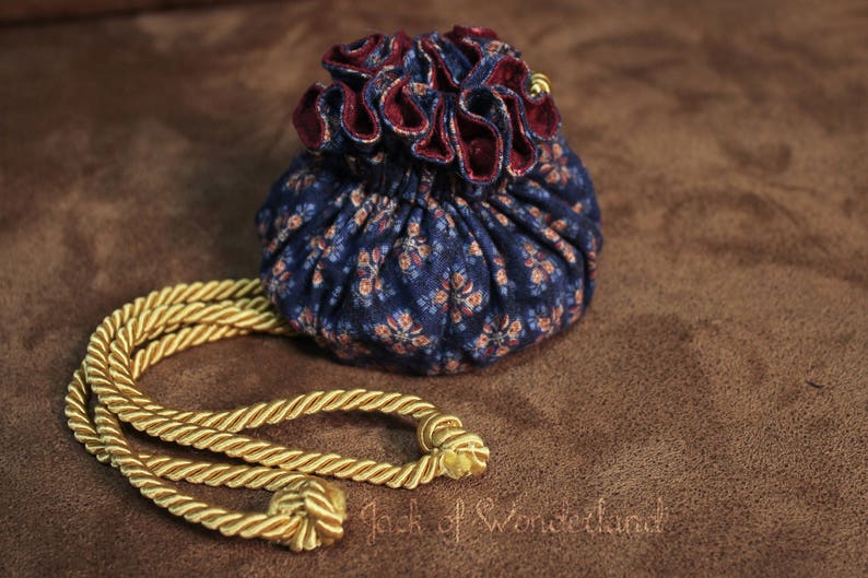 Renaissance Inspired Coin Purse or Dice Bag Etsy