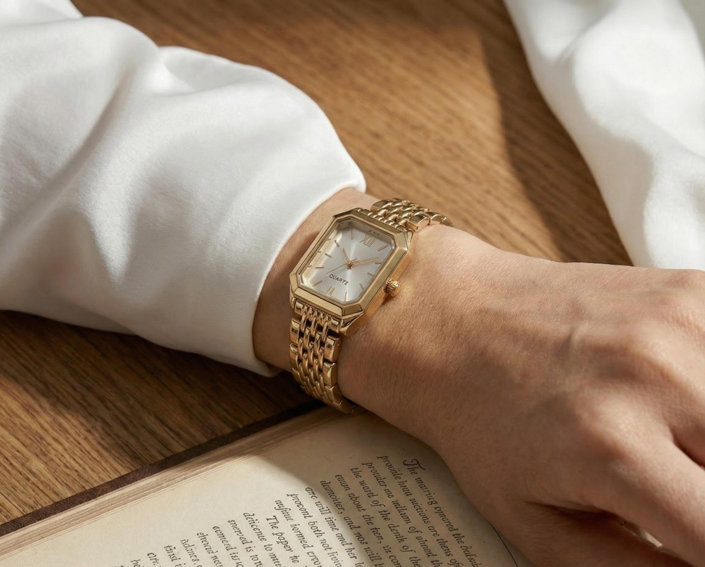 Bracelet De Montre En Cuir Véritable Noir & Saumon - Fabriqué à La Main En Italie - 20/18 Mm