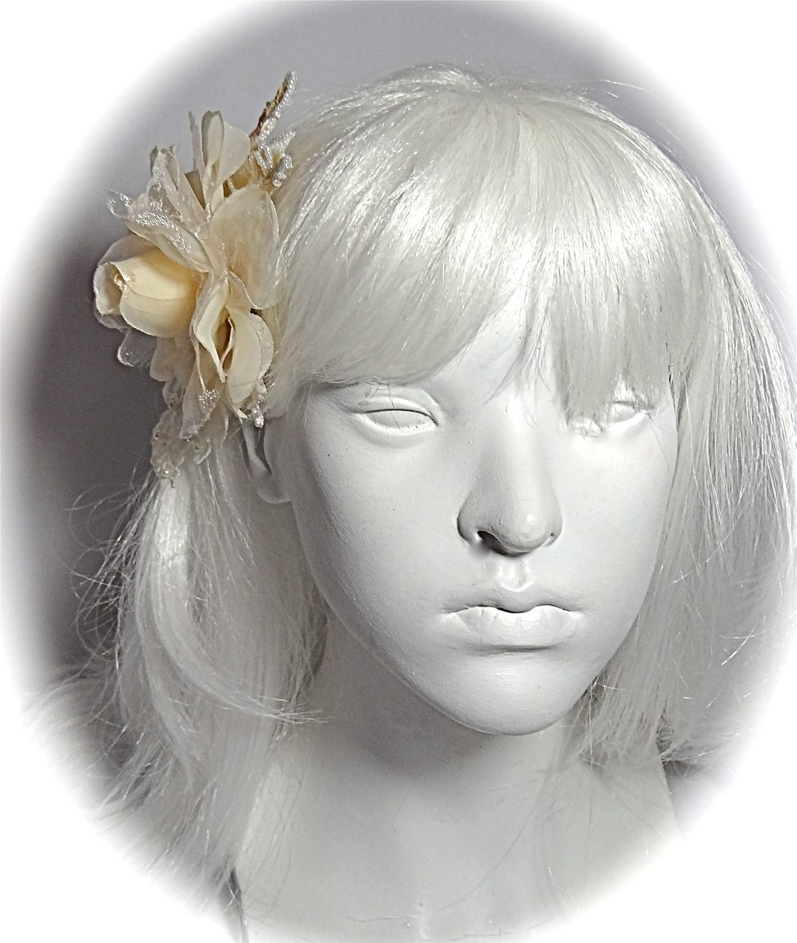 Lace Bridal Hairpiece Vintage Victorian Wedding Accessories Etsy