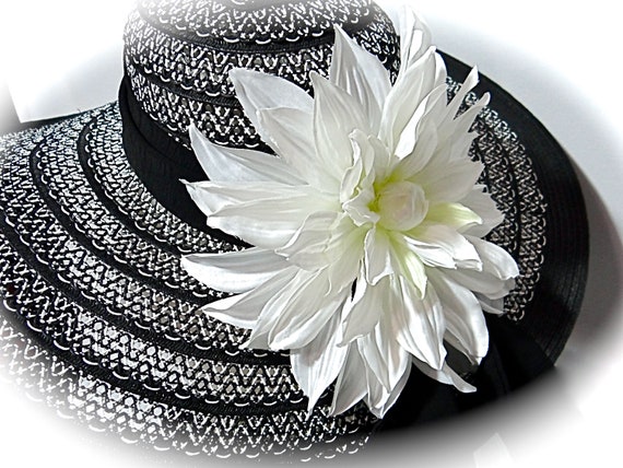 White Derby Womens Sun Hat Formal Hats 