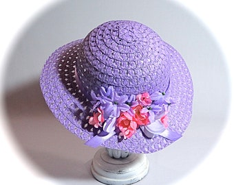 Little Girls Easter Bonnet Sun Hats Tea Party Hats GH-101
