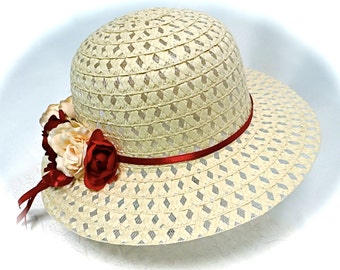 Girls Easter Sunbonnets Tea Party Hat Flower Girl Hats GH-137