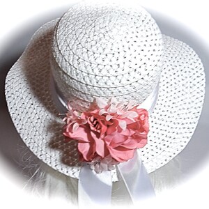 Big Girls Easter Hat Sun Hats Flower Girl Hat GH-111