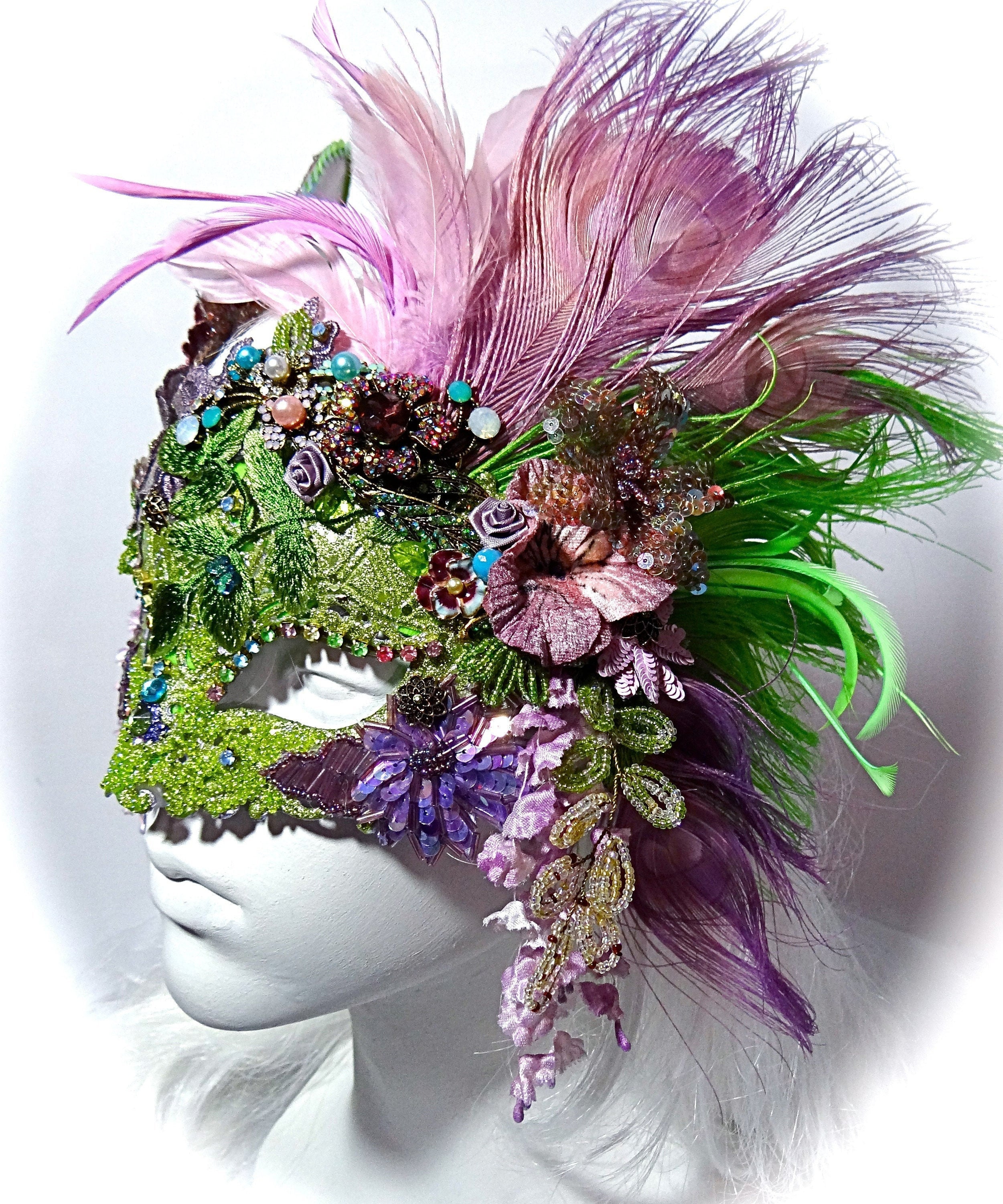 Fairy Spring Mask Masquerade Mask Fairy Masks Costumes MA116 Etsy