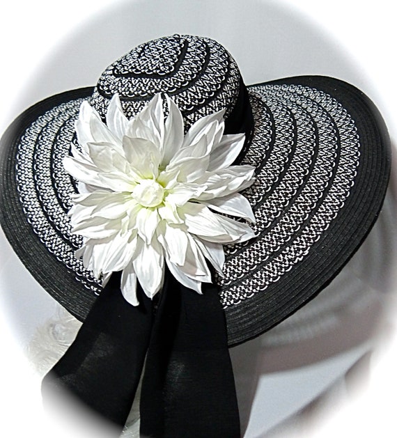 White Derby Womens Sun Hat Formal Hats 