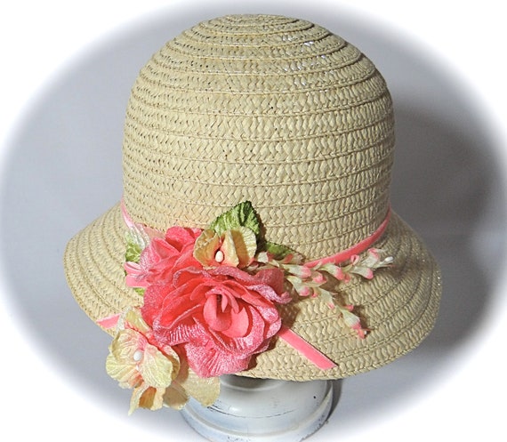 pink cloche hat