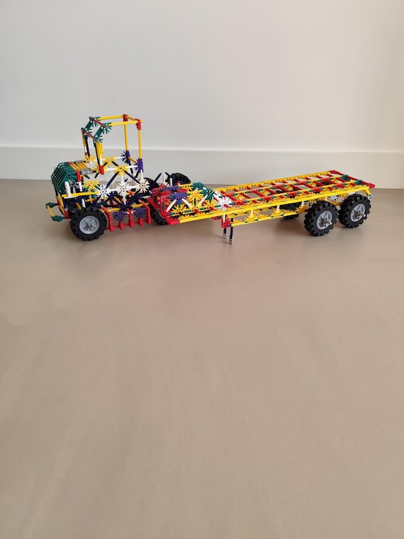 Large K'NEX Truck (95 Cm) With Manual and Suitcase - Etsy