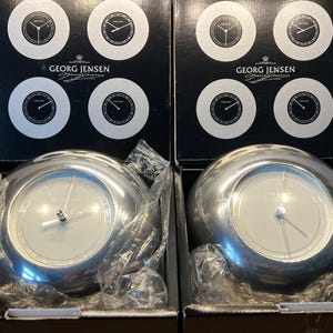 Georg Jensen Andreas Mikkelsen Zinn Barometer Set 3587284