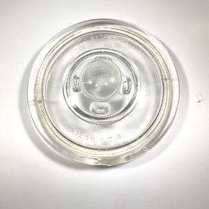 Tapa de vidrio vintage para cacerola / Repuesto para utensilios de cocina de estilo moderno de mediados de siglo (4 3/4")