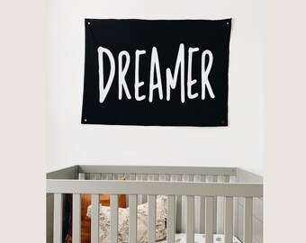 Dreamer Canvas Wall Flag