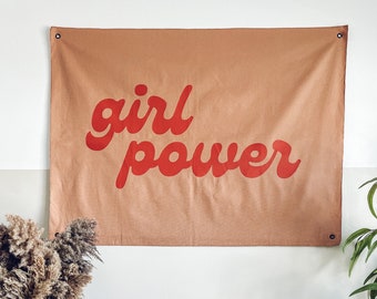 Girl Power Canvas Banner