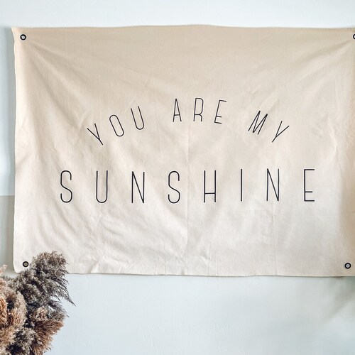 You Are My Sunshine Wall Banner Pastel Etsy