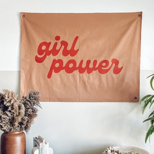 Girl Power Canvas Banner