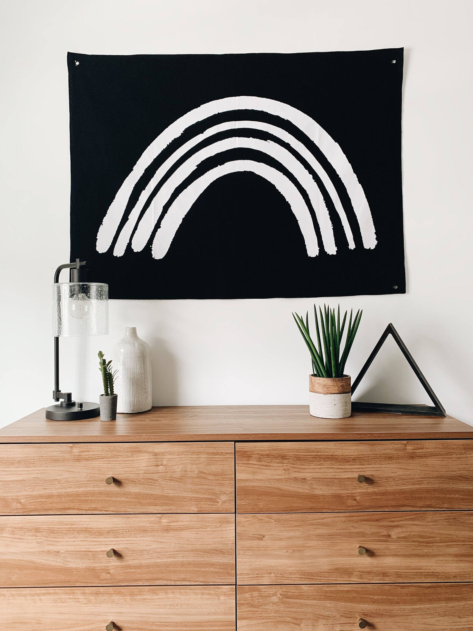 Black Canvas Flag Tapestry Large Flag Banner Wall Etsy