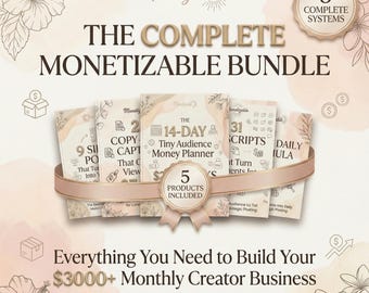 Small Audience Big Money Bundle: 9 Posts + 25 Captions + 14-Day Planner + 31 DM Scripts That Turn 50 Views Into 200 Dollars+ Weeks