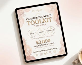 Kit de herramientas para la economía de los creadores / Descarga digital / Guía completa