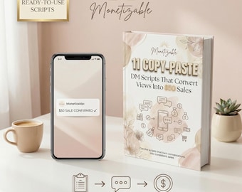 11 scripts de copia y pega de mensajes directos que convierten las visitas en ventas / Descargas digitales / Plantillas