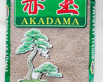 Japanese Super Hard Akadama for Cactus & Succulent, Bonsai Soil Mix - Large, Medium, Small and Shohin Grain Size - 13 Liter