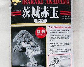 Japanese Hard Ibaraki Akadama for Cactus & Succulent, Bonsai Soil Mix - Large, Medium and Small Grain Size - 14 Liter