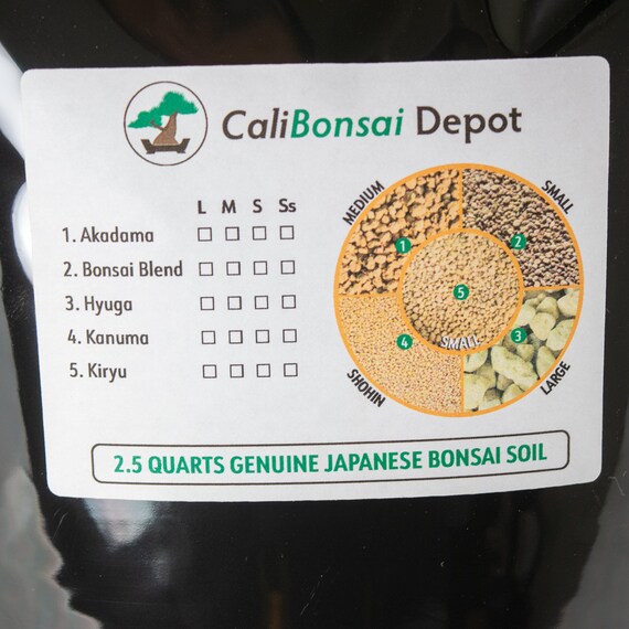 Genuine Japanese Large Kiryu for Pines & Junipers Bonsai Tree Soil Mix - (  10 Mm - 18 Mm ) Grain - Etsy