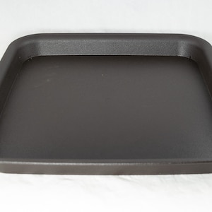 Yubonzai Heavy Duty Dark Brown Square Plastic Humidity/Drip Tray for Bonsai Tree and House Indoor Plants - 4.5&quot; to 20.25&quot;