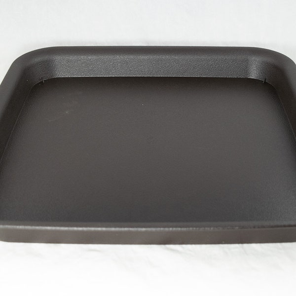 Free Shipping Heavy Duty Square Plastic Humidity/Drip Tray for Bonsai Tree and House Indoor Plants - 4.5" to 20.25" Dark Brown