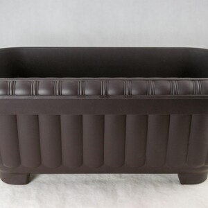 Yubonzai Japanese Plastic Bonsai Training Pot / Home Garden Flower Planter 15"x 8"x 6" - Tan / Orange Color