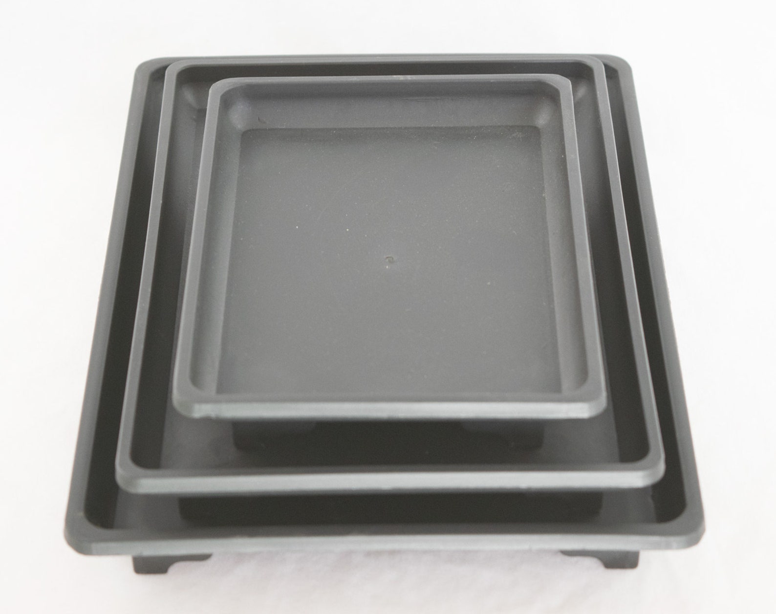 3 Mix Rectangular Black Plastic Humidity Tray for Bonsai Tree Etsy
