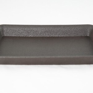 Yubonzai Rectangular Moss Green Glazed Bonsai Pot, Cactus & Succulent Planter 8"x 5.75"x 2.5" - Pot/Combo image 5