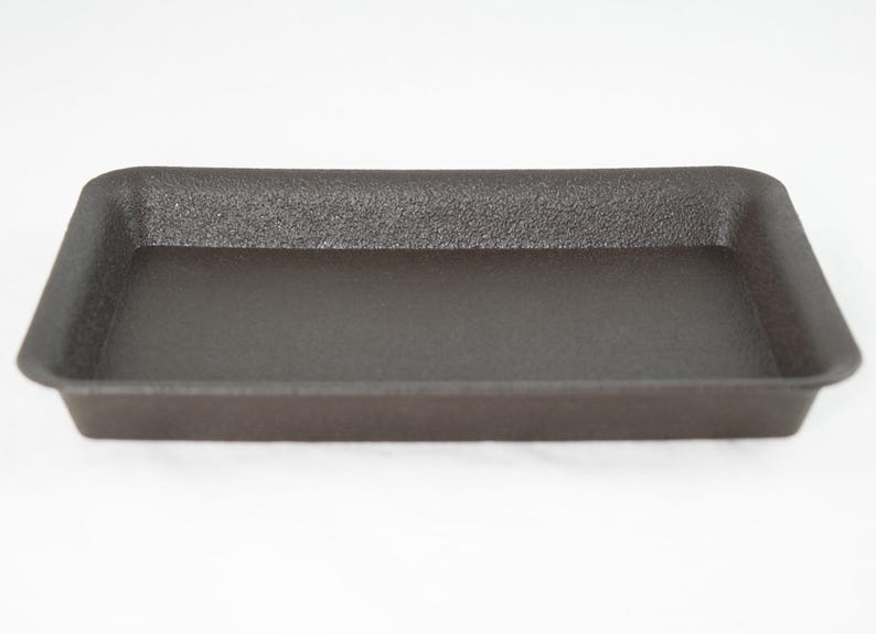 Yubonzai Rectangular Moss Green Glazed Bonsai Pot, Cactus & Succulent Planter 8"x 5.75"x 2.5" - Pot/Combo image 5