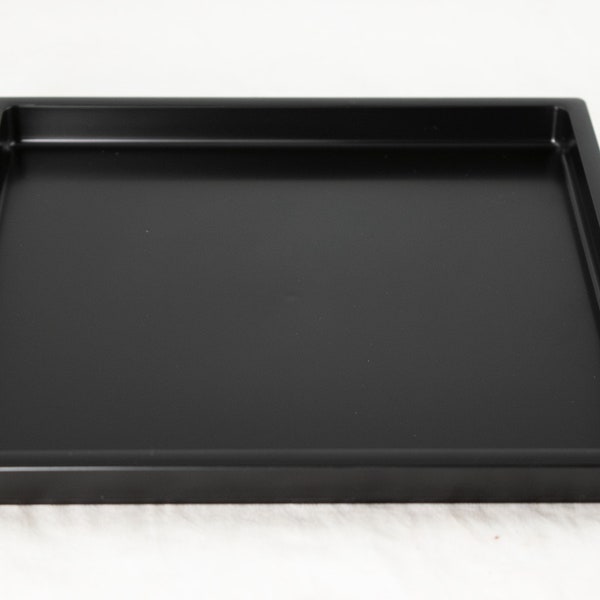 Free Shipping Japanese Black Square Plastic Humidity Trays for Bonsai Tree, House Indoor Plants - 7.5"x 7.5"x 0.75"