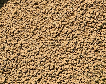 Cali-Bon Genuine Japanese Small Grain Hard Akadama for Cactus & Succulent, Bonsai Soil Mix - 3 mm - 6 mm