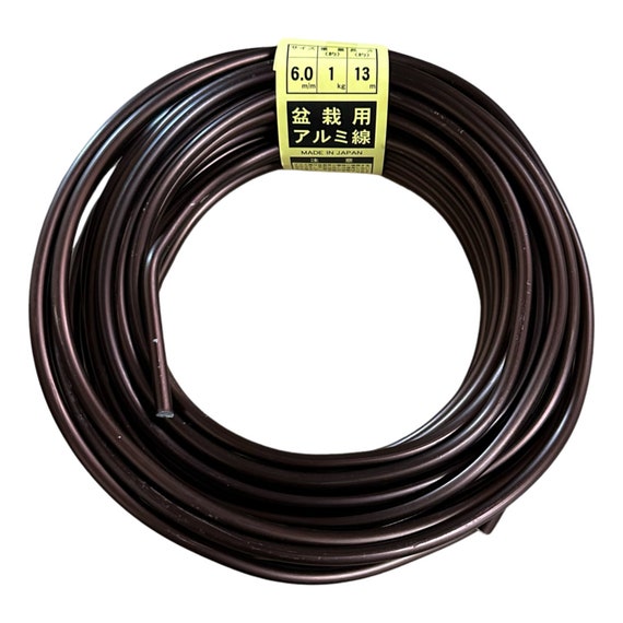 1 kg de alambre de entrenamiento para bonsi Yagimitsu japons genuino de  aluminio marrn oscuro - 5,5 mm / 6,0 mm - Etsy Mxico