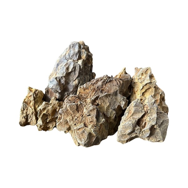 Free Shipping Natural Ohko Dragon Stone for Aquascaping, Terrarium, Bonsai Tree Display's Rock - Mixed Sizes 5lbs/12lbs/18lbs