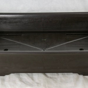 Yubonzai Japanese Rectangular Heavy Duty Dark Brown Plastic Bonsai Training Pot, Cactus & Succulent Planter - 13&quot;x 9.25&quot;x 2.75&quot;