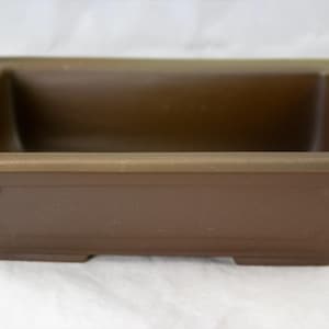 Yubonzai Japanese Yokkaichi Fine Rectangular Unglazed Bonsai Pot, Cactus & Succulent Planter + Mesh  from 7.5" to 12.5"