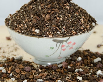 Cali-Bon Super Blend All Purpose Organic Bonsai Soil with Coarse Sand, Mycorrhizae, Red Lava & Turface - Medium Grain