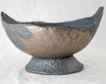 Yubonzai Japanese Yokkaichi Handmade Leaf Shape Bonsai Pot, Cactus & Succulent Planter With Mesh - 5.5"x 5"x 3.25"