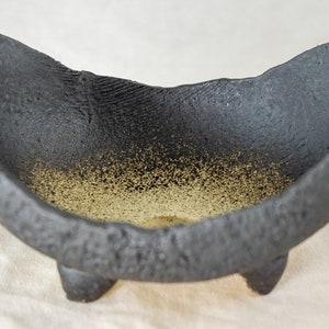 Japanese Yokkaichi Handmade Rustic Boat Bonsai Pot/Bowl, Cactus & Succulent Planter 4.75&quot;x 4&quot;x 2.25&quot;