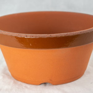 Japanese Tokoname Bonsai Training Pot, Cactus & Succulent Planter with Mesh - 4&quot; to 7.25&quot;