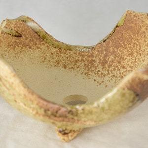 Yubonzai Japanese Yokkaichi Handmade Rustic Boat Bonsai Pot/Bowl, Cactus & Succulent Planter 4.75&quot;x 4&quot;x 2&quot;
