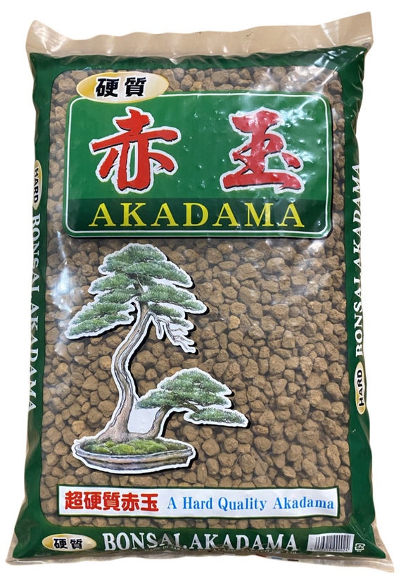 Japanese Super Hard Akadama for Cactus & Succulent, Bonsai Soil Mix Large,  Medium, Small and Shohin Grain Size 13 Liter 