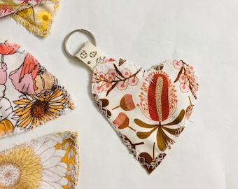 Heart Keyring, Keyring, Handbag Charm - Australian Natives