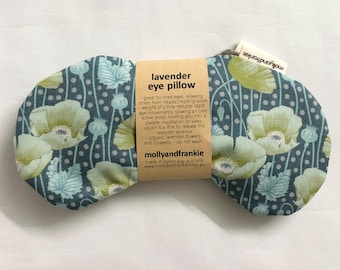 Lavender Eye Pillow, Organic Linseed Weighted Sleep Mask