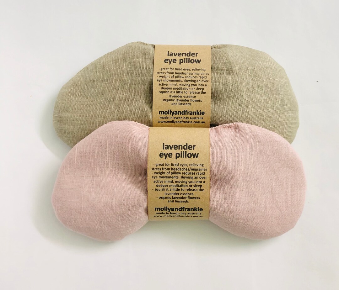 Lavender OR Chamomile Eye Pillow, Weighted Eye Pillow Etsy Australia