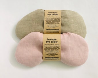 Lavender OR Chamomile Eye Pillow, Weighted Eye Pillow