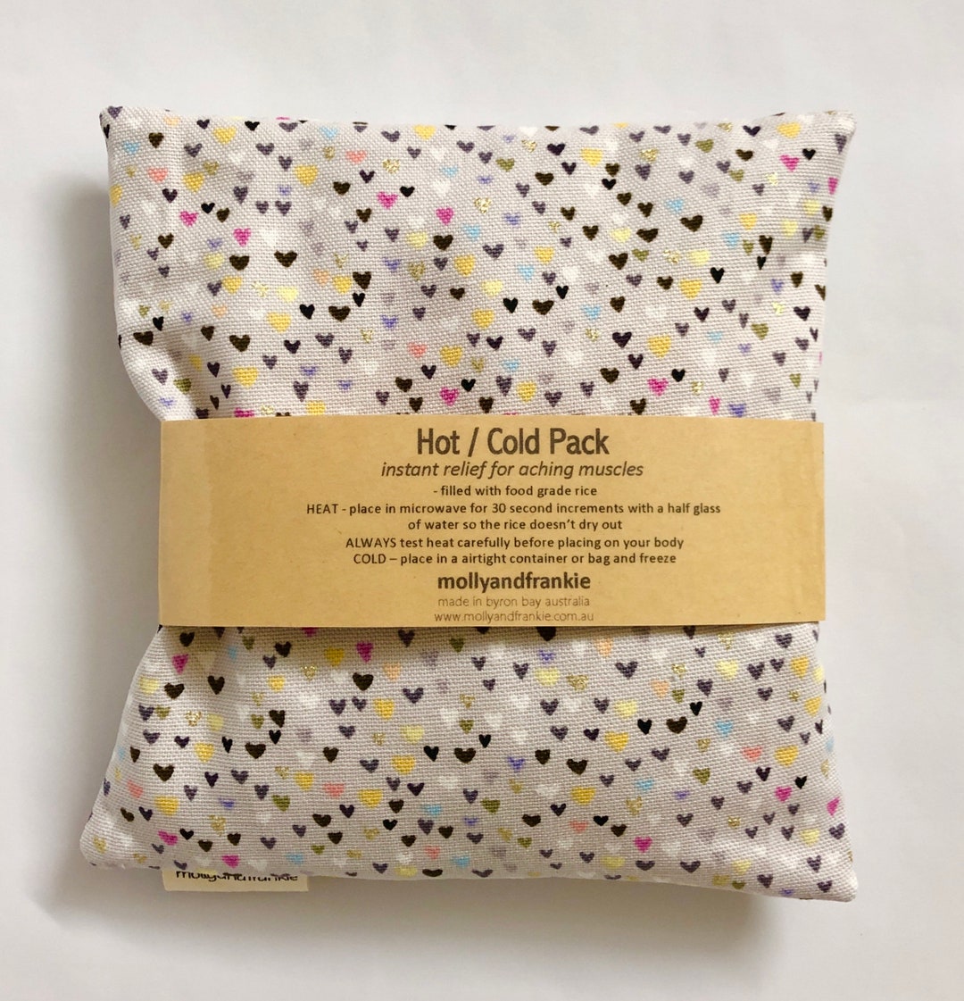 Rice Hot / Cold Pack, Heat Pack Hearts - Etsy