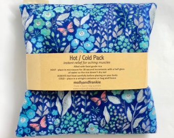 Heat Pack, Hot/Cold Pack with Removable Cover - Midnight Garden