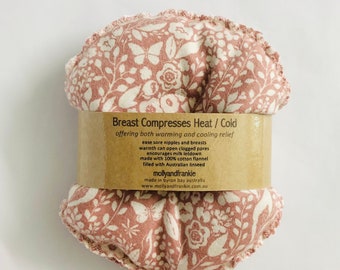 Breast Compress, Breast Pads, Hot/Cold Breast Compress, Breast Soothers - Blooms and Butterflies
